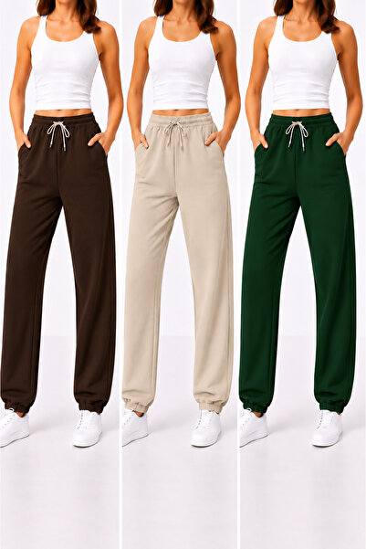 ZİYMO 3-Piece Women's Rubberized Trackpants