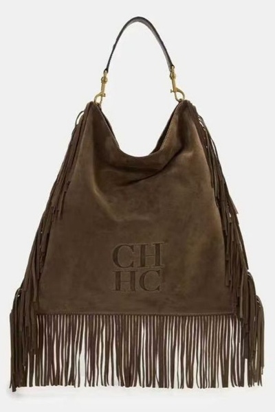 CHHC 2026 New Large Leisure Travel Handbag Fashion Solid Color Women's Bohemi...