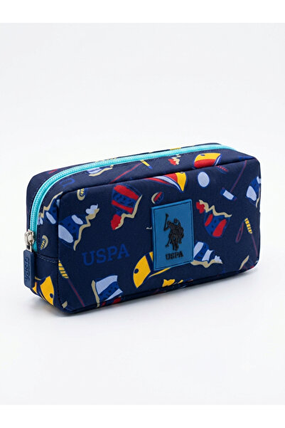 U.S. Polo Assn. حامل أقلام ذو عينتين، علبة أقلام PLKLK26013-019