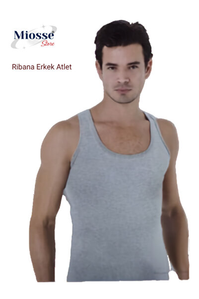 Ceylanoğlu Men's Ribbed Strap Undershirt 3-Piece Economic Package Cotton Unde...