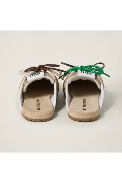 NEW balance x M!u M!u 530 SL faded suede mules Sandal