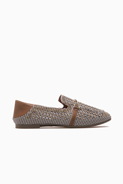 Guja Women's Stone Detailed Ballerinas 26Y 26Y467-11 Beige