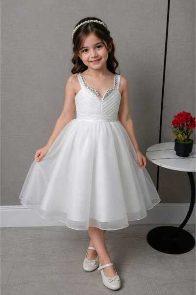 Marllow Girls' Dress with No Sleeves Is Very Beautiful