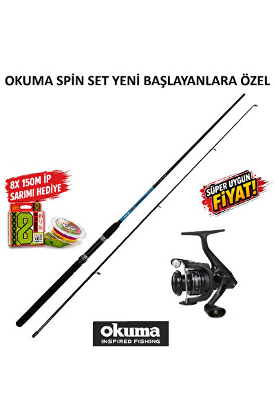Okuma Revenger A RV-4000A Olta Makinesi+Okuma G-Power Spin 240cm 15-40 gr 2 P...