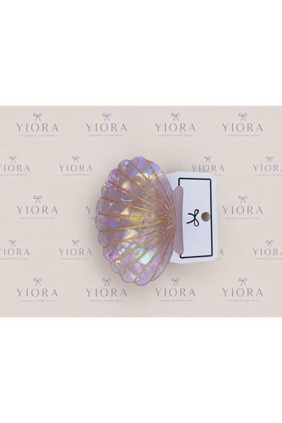 yiora Women's Premium Series Imported Bone Acetate Oyster Shell Hologram Gold...