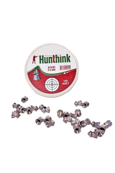 Hunthink 5.5 MM Sivri Uçlu Pellet 100 Adet