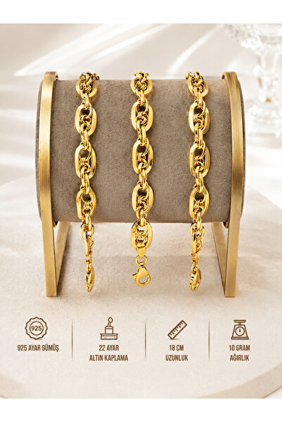 Armi Diamond 22 Ayar Altın Kaplama Hallow Bileklik