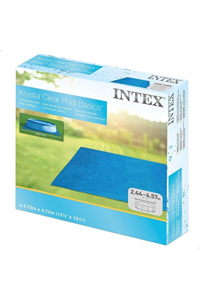 Intex Ground Pool Fabric, Blue, 20 cm to 38 cm, Round Above Ground, 28048E