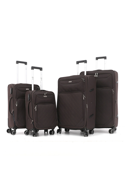 MELIFE 4 Piece Soft Luggage Set | 20", 24", 28", 32" | Lightweight Travel Tro...