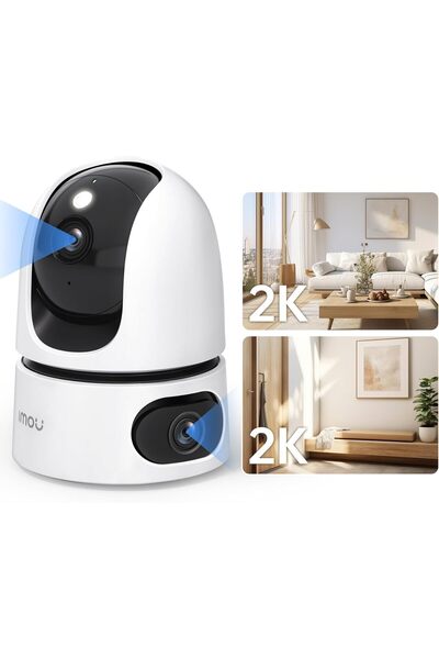 Imou 2K Indoor Surveillance Camera, HD 6MP and 3MP Camera, Wi-Fi Dual Lens Ca...