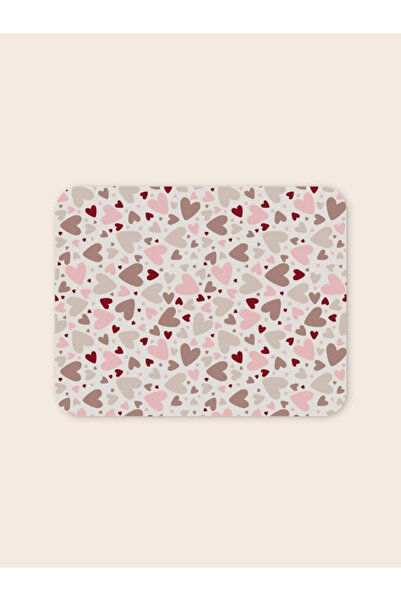Tabloe Premium Kalpli Ergonomik Pembe Mouse Pad - 23X19 cm - Kaydırmaz Tabanl...