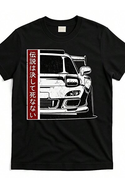 799 تي شيرت 90S JDM Japan Motorsport Tuning Car_Jjm3890551 باللون الأسود_صورة...