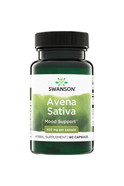 SWANSON Avena Sativa 400 mg 60 Capsule
