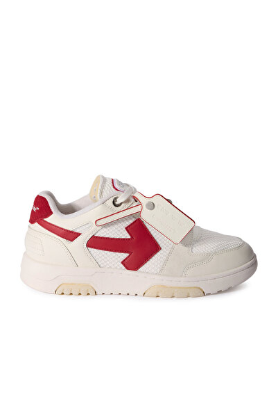 OFF WHITE Off-White Out Of Office Low Roșu Crem OMIA243F25LEA0010129
