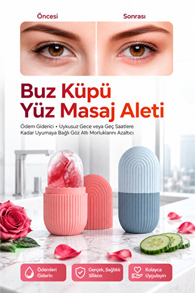 ELVIA SİLİKON Soğuk Terapi Masaj Aleti