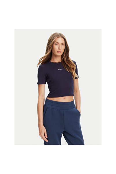 Guess Γυναικείο T-shirt V5YP08K8RT2 Ναυτικό μπλε