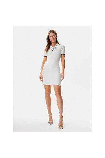 Guess Rochie tricotată de damă W5GK84Z3L10 Albă