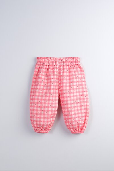 Bondberro 100% Cotton Flamed Muslin Fabric Loose-Fit Pants for Baby Girls and...