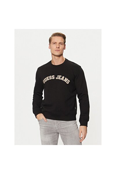 Guess Jeans Ανδρική Μπλούζα M5RQ41KCPR1 Μαύρη