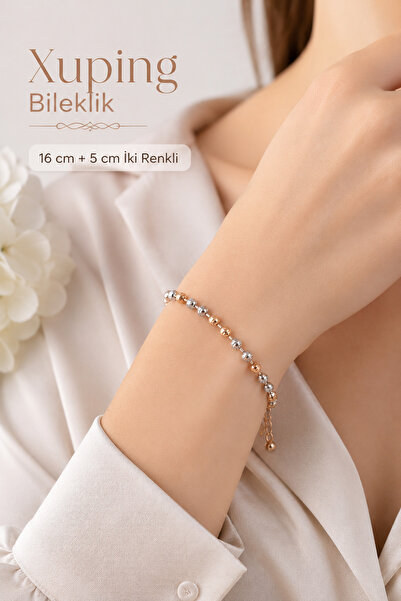 Sacce Scarves&Accessories Two-Color Dorika Women's Bracelet with Beads 16 cm ...
