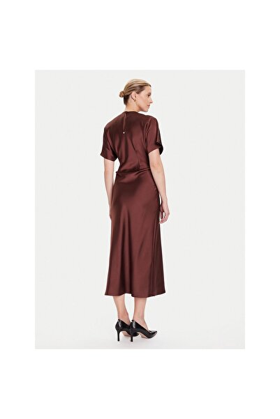 RINASCIMENTO Rochie de cocktail pentru femei CFC0125718003 Maro