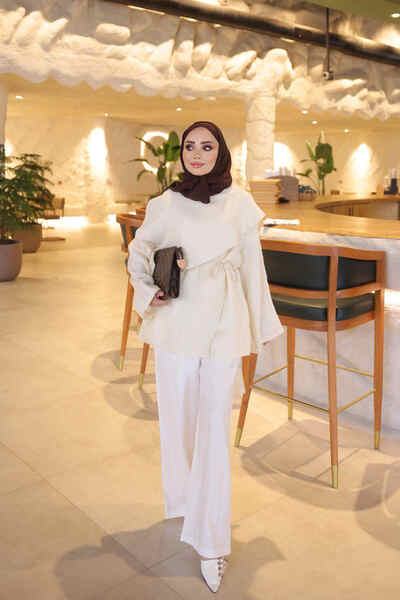 İmajButik Skromne tunike - Krem