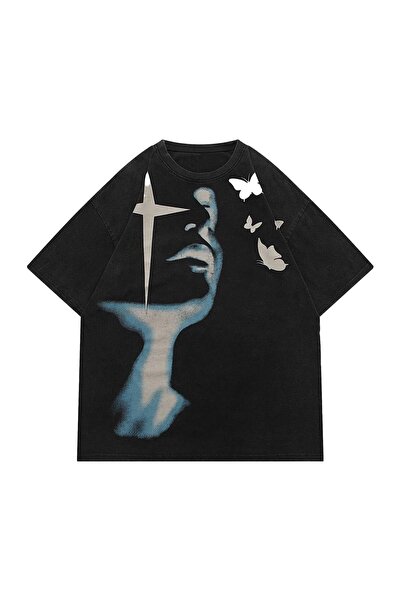classy moda Tricou casual din bumbac pieptănat 30/1, design simplu