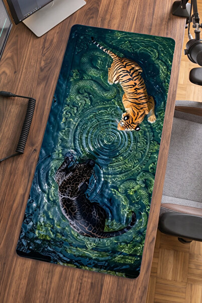 Milura Ying Yang Kaplan Ve Leopar 40x90 ProControl Mouse Pad Gaming Mousepad ...