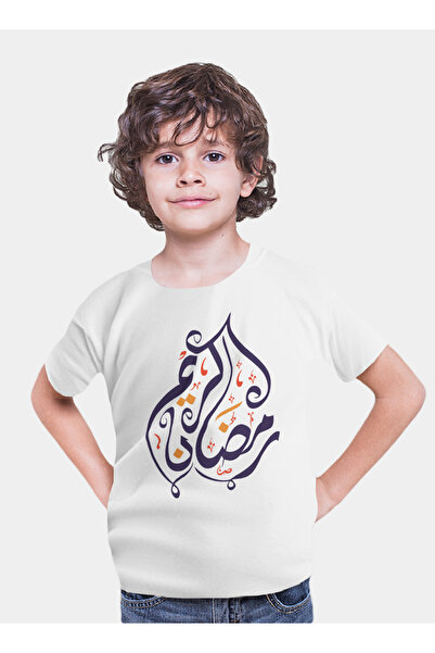 Generic عالم الموضة تيشرت قطن بطباعة عالية الجودة بتصميم رمضان