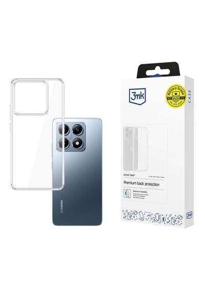 3MK Husă tip armură pentru Xiaomi 14T cu protecție pentru telefon și strat an...