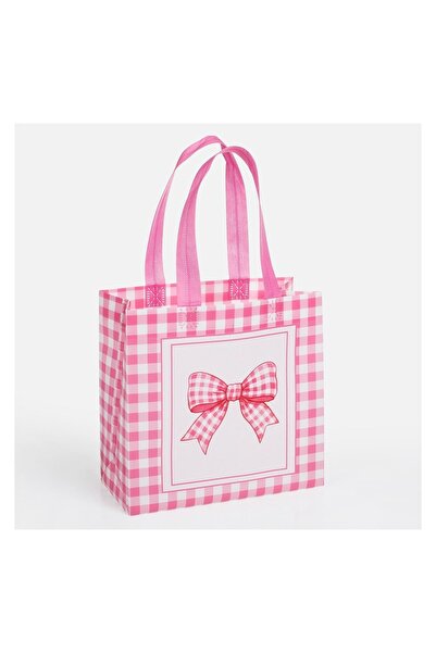 OEM Sacoșă reutilizabilă multifuncțională, roz, 22x10x21,5cm – rezistentă, în...