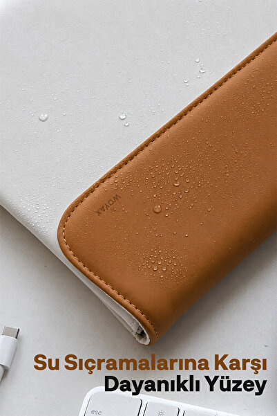 woyax CleanFit 13-14 İnç Slikon Süet Laptop Çantası MacBook Kılıfı iPad Tablet Su Geçirmez El Çantası