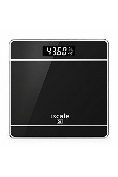 Bsr Electronic bathroom scale, LCD display, automatic on/off, max 180 kg, bat...