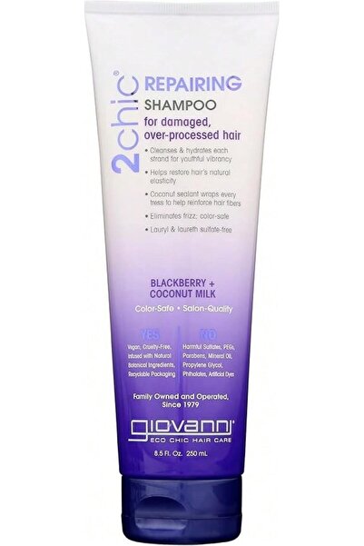 Giovanni -2 CHIC ULTRA -REPAIR BLACKMILK SHAMPOO 8.5 OZ