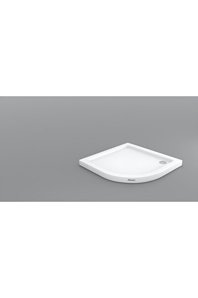 Shower 100x100 Baffin Oval Flat Duş Teknesi (h:7 cm)