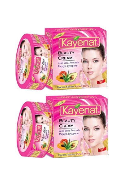 KAYENAT Beauty Cream With Aloe Vera, Avocado, Papaya And Lycopene - Pack of 2