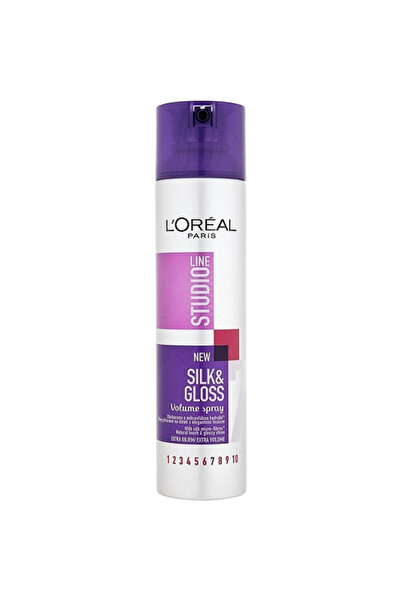 L'Oreal Paris Loreal Paris Studio Line Silk & Gloss Volume hacim veren saç sp...