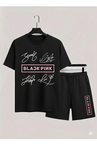 MAGORS Blackpink K-Pop Band Printed Cotton Short Sleeved Children's Tshirt-Sh...