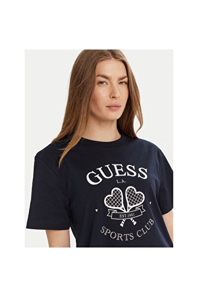 Guess Tricou de damă V5GI04I3Z14 Bleumarin