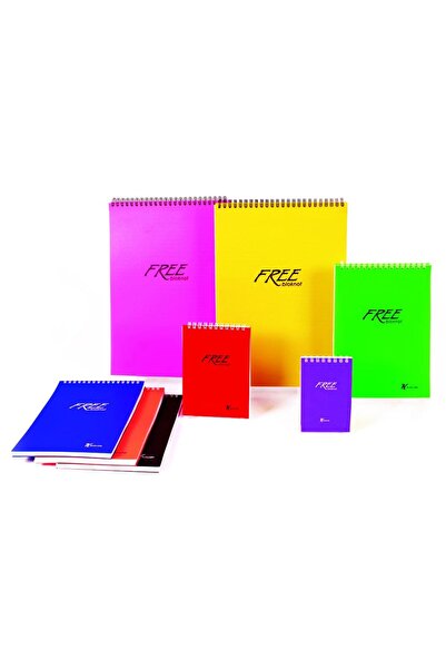 KESKİN COLOR دفتر ملاحظات 100 ورقة A5 مسطر - 3 قطع