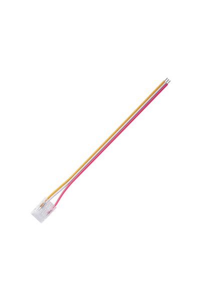 Ledarmy 10 mm COB LED Şerit Konnektörü 3 Pin CCT Tek Taraflı Kablolu 10 cm Şe...