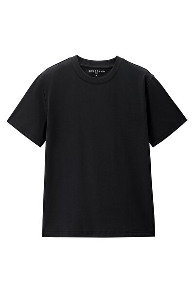 Giordano Men's Mock Neck Short Sleeve Regular Tee