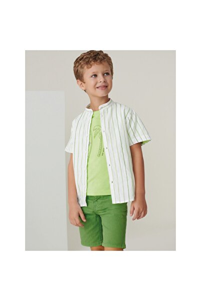 MAYORAL Pantaloni scurți din material textil pentru băieți 3235 Verde