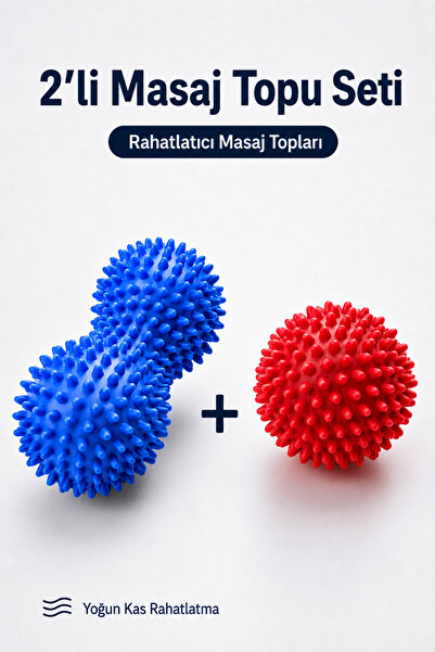 Sevamed Medikal Spiky Massage Ball Set of 2 Muscle Relaxing Relaxation Exerci...