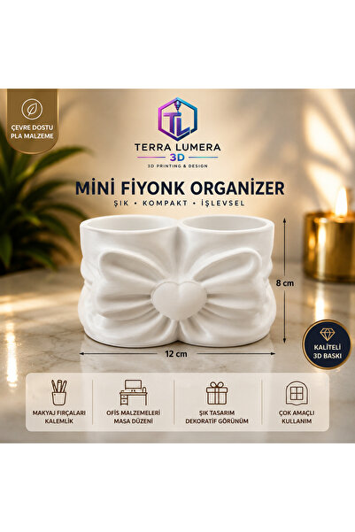 Mini Fiyonk Organizer – Kalemlik ve Makyaj Fırçalık
