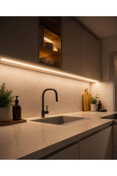electropad Dokunmatik Lineer Dolap altı LED Aydınlatma 50 cm 3000K Gün Işığı