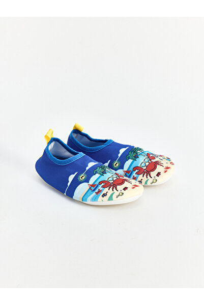 LC Waikiki Crab Printed Boys' Aqua Shoes