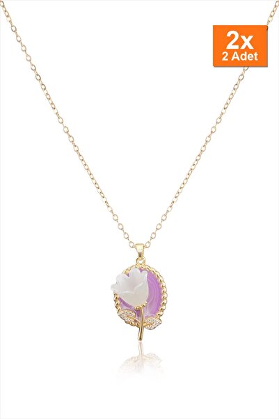 Bozhi Steel Necklace Gold 45cm Stylish Gift
