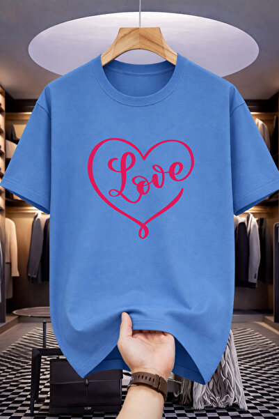 Pink Sky Premium Oversize T-Shirt 100% Cotton Unisex Comfortable Fit Trending...