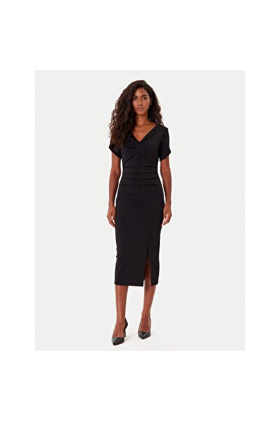 RINASCIMENTO Rochie de cocktail pentru femei CFC0125338003 Negru